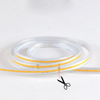 China Garden High Voltage 288Led/m 10W 12MM 90 Ra Factory Saling IP67 COB Waterproof Strip for sale