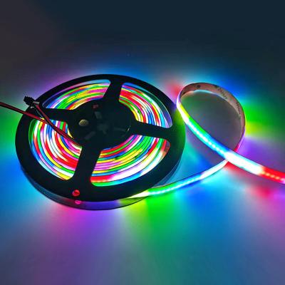 China Dream Magic Light Factory Changed Color 720Led/m DC 12V 24V Saling 10MM RGBWW Led Strip 24v COB for sale