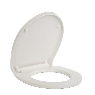 China Slow-end Toilet Seats Aobo Toilet Seat With Clean And Change Easy Hinge, Elongated And Smooth End for sale