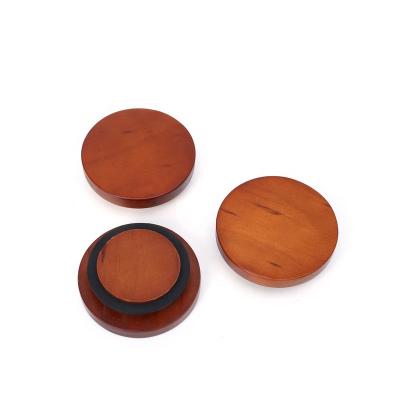 China Non Spill Hot Sale Wooden Lid Wholesale For Candy Tea Cookie Food for sale