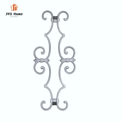 China JYD's Easily Assembled Ornamental Aluminum Pickets Casting Scroll Fence Fits Over 5/8