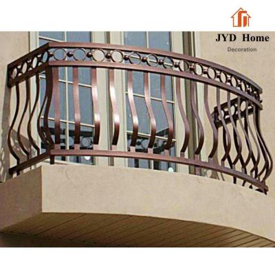 China Easily Assembled Modern Decorative Wrought Iron Balcony Railing Balusters Used In Indoor And Outdoor for sale