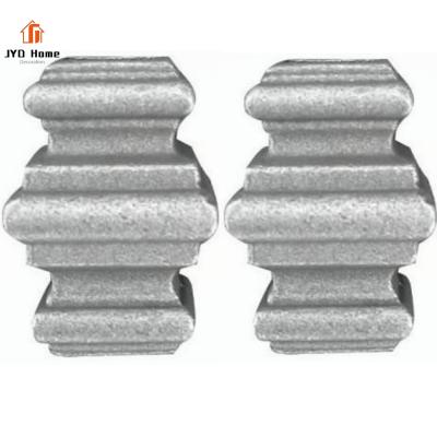 China JYD Cheap Iron Baluster Picket Post Collars Knuckles 16mm Cast Iron Square Knuckles Forged Steel Collars Wholesale for sale