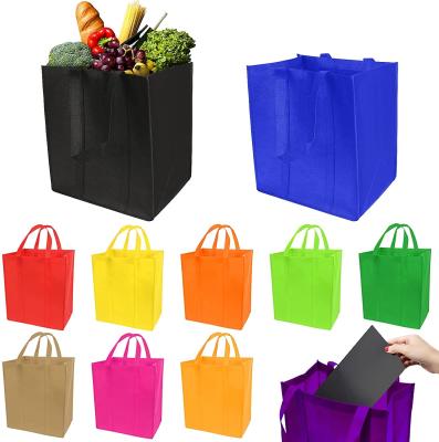 China LOW MOQ Price Recyclable Cheap Promotional Customized Colors Tote Pla Eco Recyclable Non-Woven Shopping Bag for sale