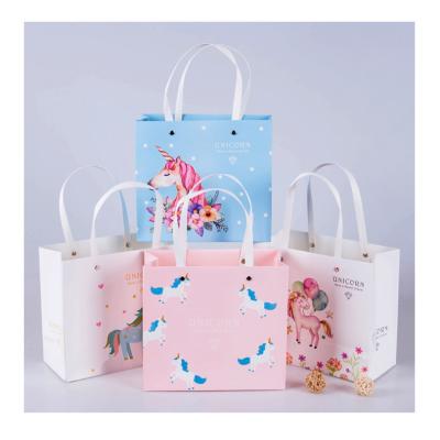 China New Recyclable Cat Series Rivet Packaging Gift Bag For Birthday Gifts Or Candy Snack for sale