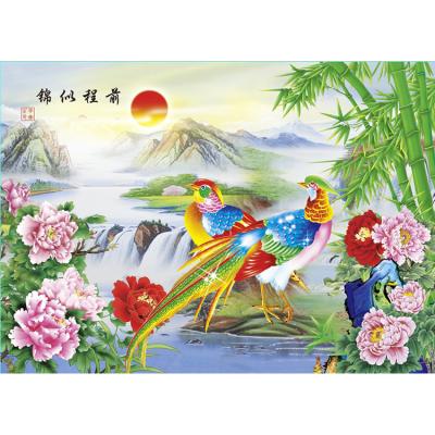 China Waterfall Painting OEM/ODM Service Good Arts Factory Price Omenss Wall Art Poster for sale