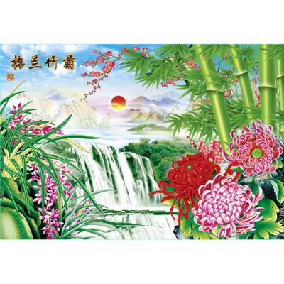 China High Quality Cheap Custom Waterfall Painting OEM Wall Hanging Wall Art Prints Factory Price For Sale Poster for sale