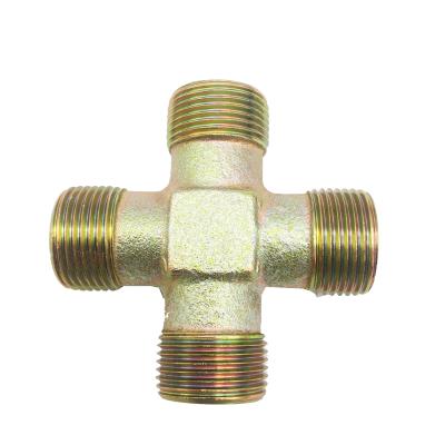 China Railway Locomotives And Vehicle China Normal Pressure Construction Threaded Pipe Fitting 4-Way Female Thread Cross for sale