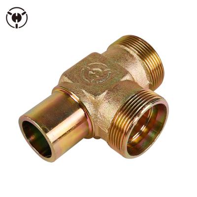 China Railway Locomotive and Vehicle King Pin Nut Racing High Quality Tee Construction Fitting Wholesale Carbon Steel Tee Fittings for sale