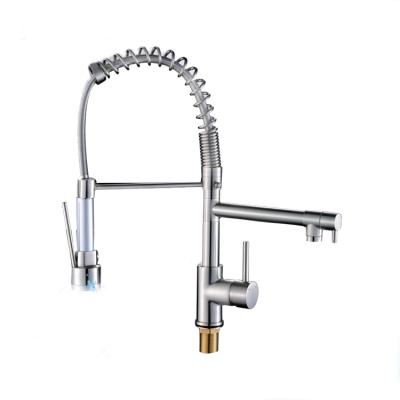 China Professional Manufacture Thermostatic Faucets China Nickel Brush UPC Lower Kitchen Sink Faucet Mixer FLG2087A for sale