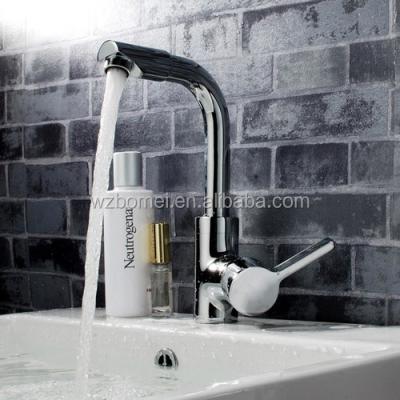 China Hot Sale Metered Faucets Polished Modern Brass Basin Cold Water Mixer Tap For Bathroom Basin for sale