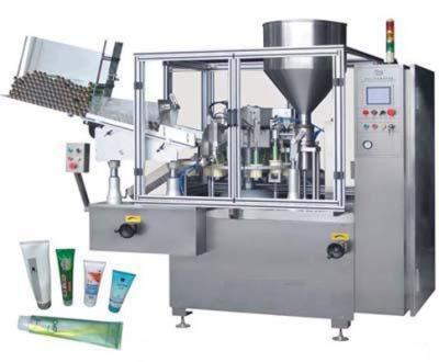 China Hot selling 75ml silver line filling and sealing machine pe soft tube with low price for sale