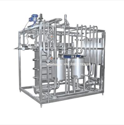 China stainless steel304 automatic milk HTST Pasteurizer for juice with PLC for sale