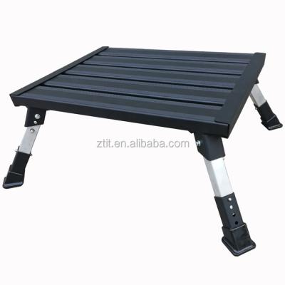 China Folding Ladders TUOGAO Adjustable Folding Platform Step For RV Camper for sale