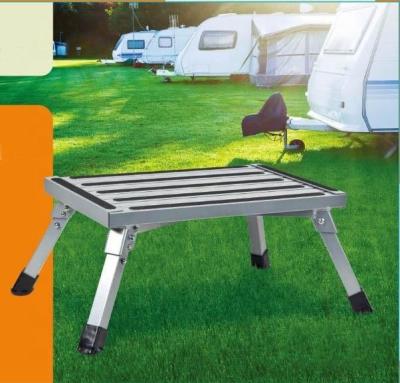 China Folding Ladders Folding Aluminum Outdoor SUV Motorhome Camping Caravan Step for sale