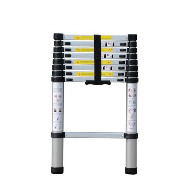 China Telescopic ladders 2.6m ZT-A09 9 steps aluminum telescopic ladder for sale