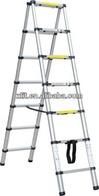 China Folding ladders telescoping a frame ladder for sale