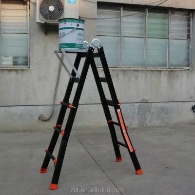 China Folding Ladders Black Multi Purpose Insulation Aluminum Ladder for sale