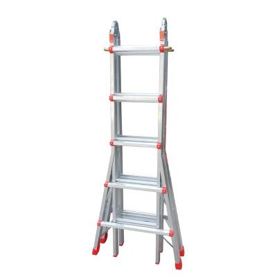 China Multi Functional Folding Ladders Small Retractable Aluminum Giant 4x5 Ladder for sale