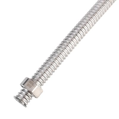 China Modern Bathroom Accessories Corrugated Stainless Steel Tube Metal Hose for sale