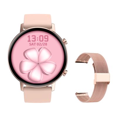 China DT96 Touch Screen Smart Watch Round Screen Fitness Tracker Warterproof Peel Off Watches DT88 DT98 DT100 DT96 Lady Women Smart Watch 2021 for sale