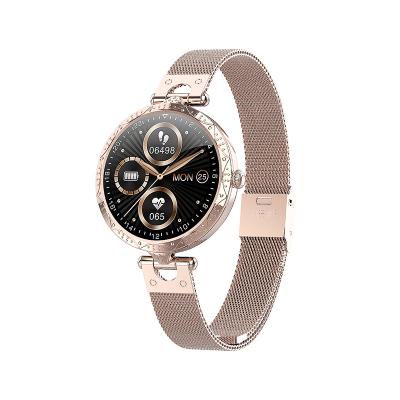 China 2021 Female Wrist Band Smart Watch Warterproof AK22 Fitness Tracker Lady Women Watch Touch Screen Smartwatch For IOS Android Phone for sale