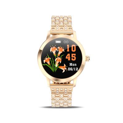 China Touch Screen Karen M LW10 Waterproof Luxury Watch Women Ladies For Android Waterproof Smartwatch for sale