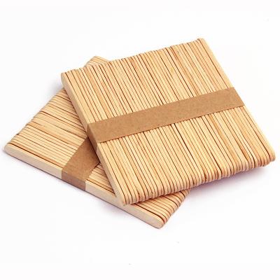 China Sustainable Popsicle Stick 65mm Crafts For Kids Sticks For Crafting Wooden Ice Cream Craft Sticks for sale