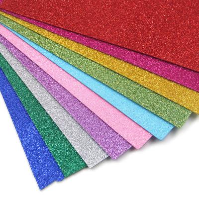 China China Factory Glitter Craft Party Decoration Gift Wrapping Paper Card Paper Making DIY Scrapbook Glitter Craft Paper for sale