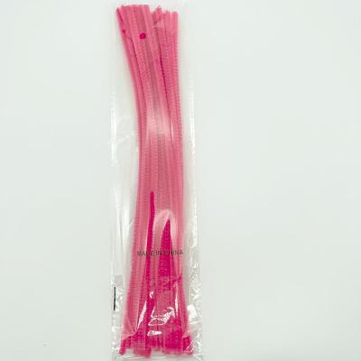 China DIY Accessories Polyester Chenille Stems Pipe Cleaner Chenille Rods For Diy Toys for sale