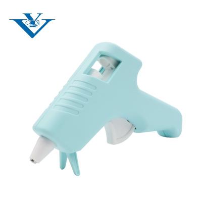 China 10W Mini Trigger High Temperature Hot Melt Unrated Blue Glue Gun for sale