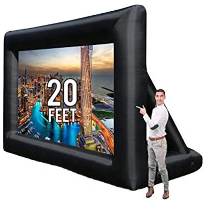 China Outdoor PVC Cloth Sealed Inflatable Screen Or Oxford Projector Inflatable Cinema And Inflatable TV Screen For Sale for sale