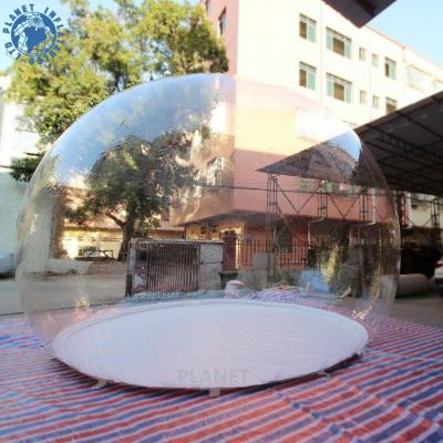 China Camping 4M/5M/6M Giant Clear Inflatable Transparent Inflatable Bubble Tent Sphere Tent For Outdoor Event for sale