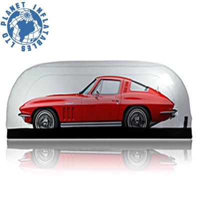 China Clear PVC Dusty Proof Protective Transparent Inflatable Car Capsule/Inflatable Car Bubble Cover Tent For Storage for sale