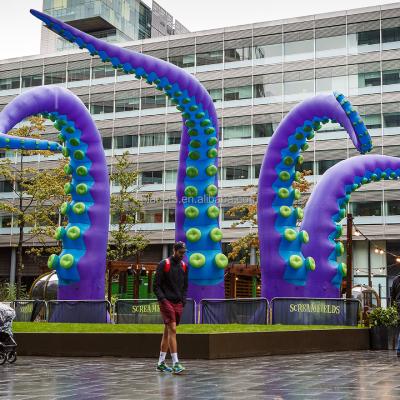 China Advertising Octopus Tentacle Arm Decorative Outdoor Building Inflatable Model For Advertising Event for sale