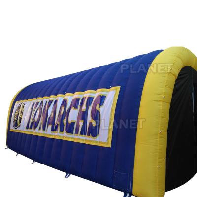 China PVC or Oxford Fabric Customized 24ft Inflatable Entrance Tunnel Inflatable Sports Football Tunnel For Football Games for sale