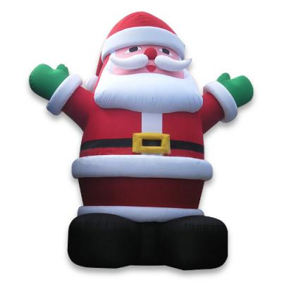 China Eco-friendly Santa Clause Christmas Old Man Outdoor Inflatable Decoration Backyard Inflatable Christmas for sale