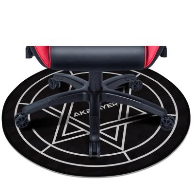 China MONKEYMAT Desk Position E-sport Gaming Office Chair Floor Washable Rubber Mat, Non-slip Gaming Floor Mat for sale