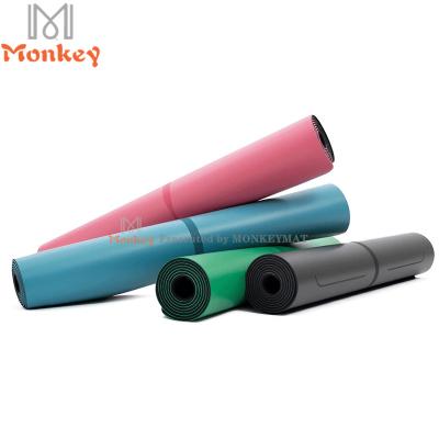 China Natural Rubber Foam Best Selling Non-Slip Premium Custom Print PU Yoga Rubber Mats Pastel Colors Mats for sale