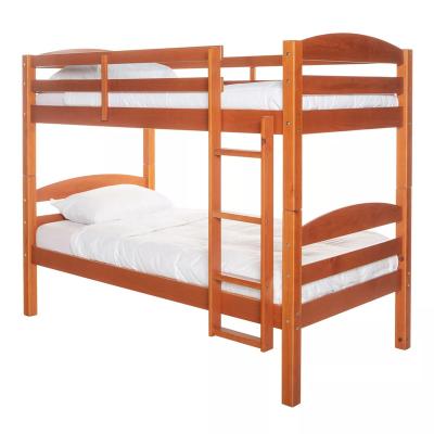 China Easy Assemble Factory Wholesale Solid Wood Convertible Double Berth Kids Bed Supplier for sale