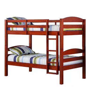 China Easy Assemble Wooden Bunk Bed Solid Wood Bed Factory Customized Kids Furniture Kids Room Bunk Bed With Storage for sale