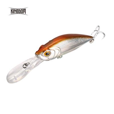 China ABS Kingdom Fishing Lure Hanging Minnow 60mm 7.2g / 70mm 10g With Two Hooks High Carbon Wobblers Hard Bait for sale