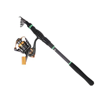 China High Carbon Fiber Casting Fishing Rod and Reel Combo Combo Spinning Fishing Sea Fishing Rod and Reel Set Kit for sale