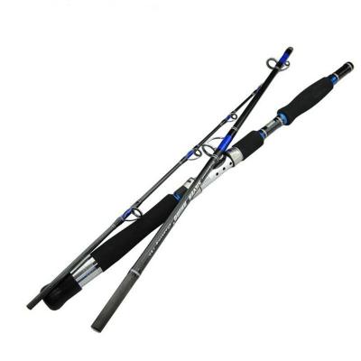 China High Carbon 1.8m/1.95m/2.1m Big Set 3 Sections Seawater Boat Rod Fishing Rod for sale