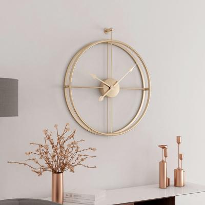 China Hot Selling Silent Clocks Living Room Amazon Antique Style Metal Iron Creative Model Clocks Study Decorative Wall Clocks for sale