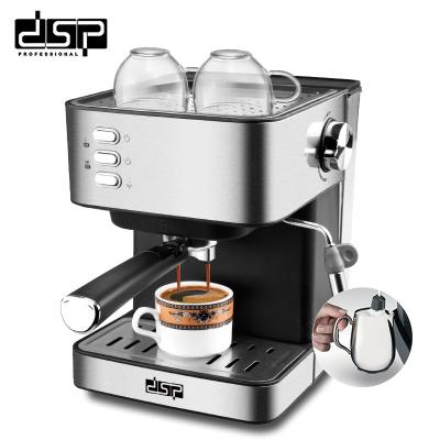 China Small Crossover Italian Coffee Machine Home Office Style Steam Wand All-in-one Milk Frother for sale