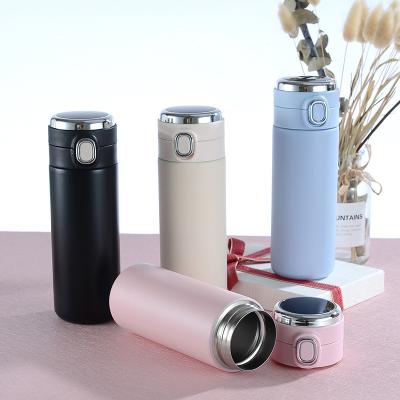 China 400MLDisplay Temperature Stainless Steel Vacuum Travel Flasks Sustainable Coffee Customized LOGO Wholesale Smart Thermos Mug for sale