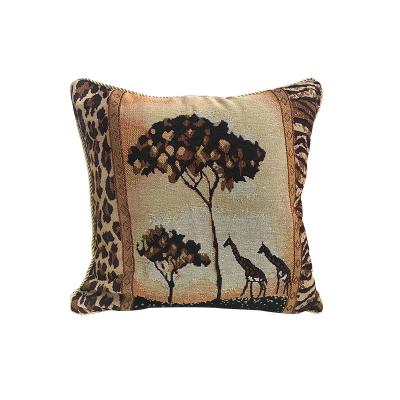 China Durable Hot Sale Custom Design Jacquard Woven Cushion Cover Home Decor Pillow for sale