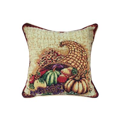 China Cheap Durable China Custom Design Tapestry Autumn Harvest Cushion Cover Wholesale for sale