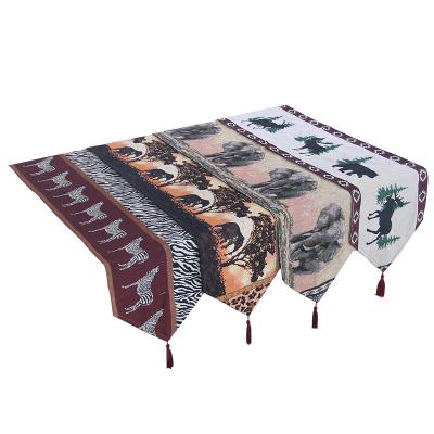 China 2020 Jacquard Custom 108 Inch Tapestry And Table Runner Natural Bedroom for sale